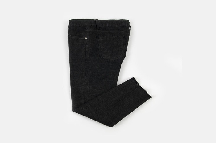 cropped black jeans