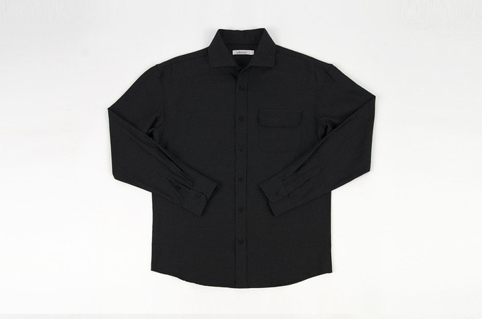 herringbone black shirt